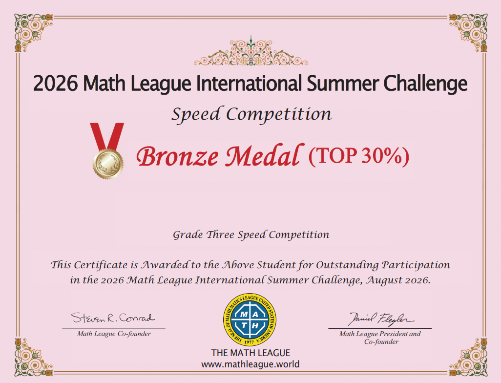 Certificate of Achievement Top 50% 证书